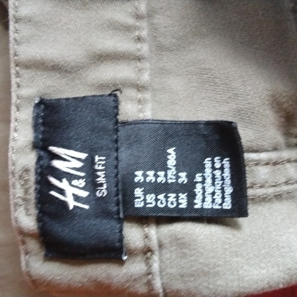 Men's H&M green pants - Picture 3 of 4